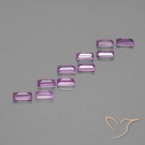 Sapphire Gemstones in 3.5 x 2 mm Size for Sale, Sapphire Stones in Lilac Purple Color