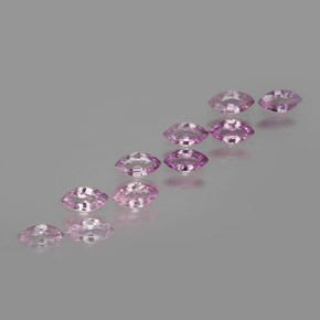Light Pinkish Violet Purple Sapphire Gem - 0.2ct Marquise Facet (ID: 367956)
