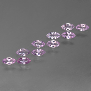 Very Light Purple Saphir Edelstein - 0.2ct Marquiseschliff (ID: 367957)