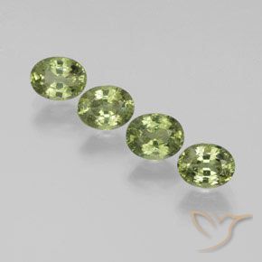 Light Forest Green Сапфир Камень - 0.4ct Фасетный Овал (ID: 368614)
