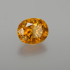 2.90 ct Golden Sapphire Stone, Natural Sapphire in Oval Facet Shape for Sale