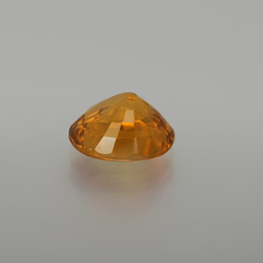 Sapphire Gemstone in 9 x 7.4 mm Size for Sale, Sapphire Stone in Gold Color