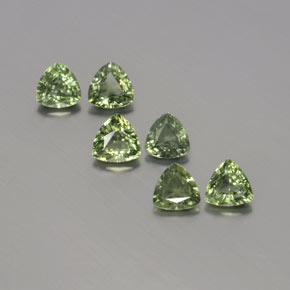 0.3ct Trillion Facet Green Sapphire Gem for sale 0.3ct Trillion Facet Green Sapphire Gem (ID: 372873)