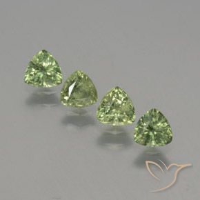 1.46ctw Natural Forest Green Sapphire, Trillion, VS
