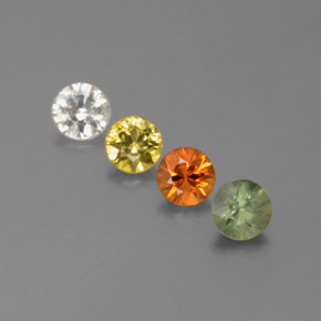 Multicolor Zafiro Gema - 0.4ct Corte Diamante (ID: 374369)