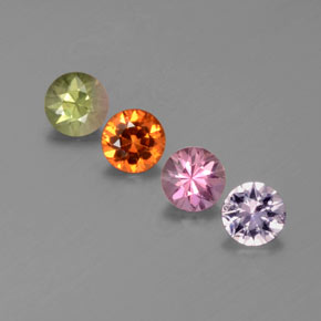 Multicolor Zafiro Gema - 0.3ct Corte Diamante (ID: 374372)