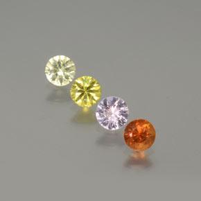 Многоцветный Сапфир Камень - 0.3ct Бриллиантовая Огранка (ID: 374499)