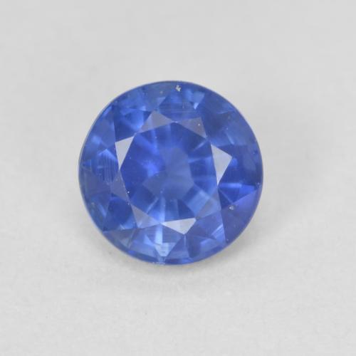 True Blue Saphir Edelstein - 0.8ct Rund Facettenschliff (ID: 374651)