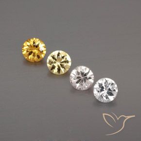 1.46 ctw Multicolor Sapphire Stones, Natural Sapphire in Diamond-Cut Shape for Sale