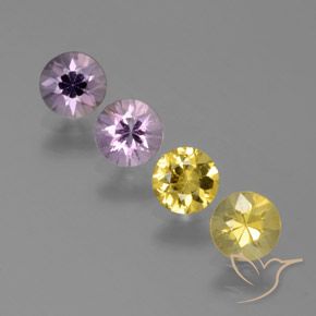 Mehrfarbig Saphir Edelstein - 0.4ct Diamanten-Schliff (ID: 375059)