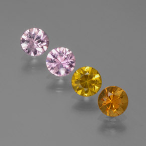 Mehrfarbig Saphir Edelstein - 0.3ct Diamanten-Schliff (ID: 375065)