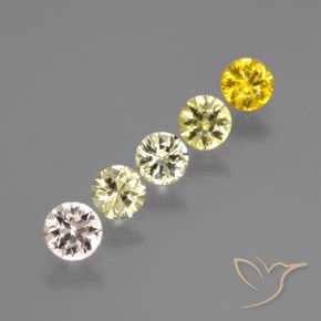 1.64 ctw Multicolor Sapphire Stones, Natural Sapphire in Diamond-Cut Shape for Sale