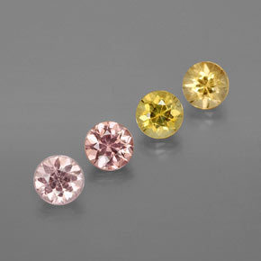 Многоцветный Сапфир Камень - 0.3ct Бриллиантовая Огранка (ID: 375148)