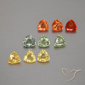 2.21 ct Loose Trillion Cut Sapphire, 3.9 x 3.8 mm From Tanzania, Photo A