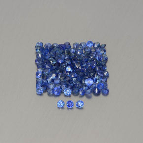 Blu scuro Zaffiro Gem - 0ct Taglio brillante (ID: 375667)
