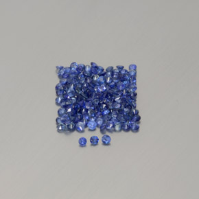 Васильково-синий Сапфир Камень - 0ct Бриллиантовая Огранка (ID: 375853)