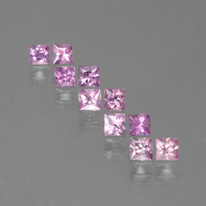 0.1ct Princess-Cut Purple Pink Sapphire Gem for sale 0.1ct Princess-Cut Purple Pink Sapphire Gem (ID: 388805)