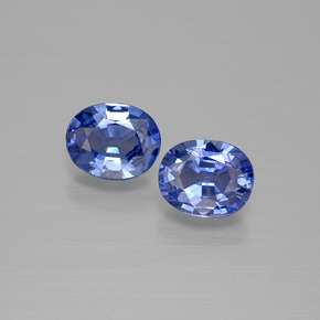 True Blue Сапфир Камень - 0.7ct Фасетный Овал (ID: 396624)