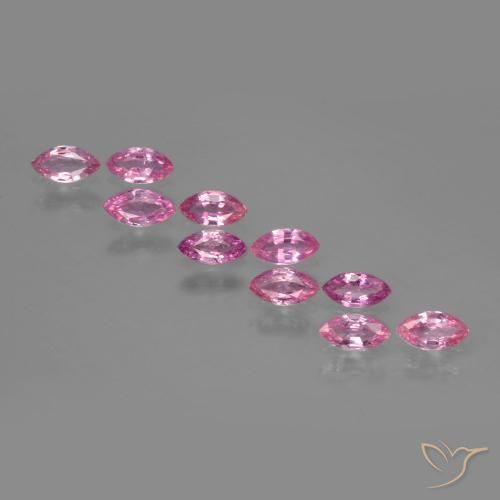 Rosa scuro Zaffiro Gem - 0.2ct Marquise sfaccettato (ID: 400432)