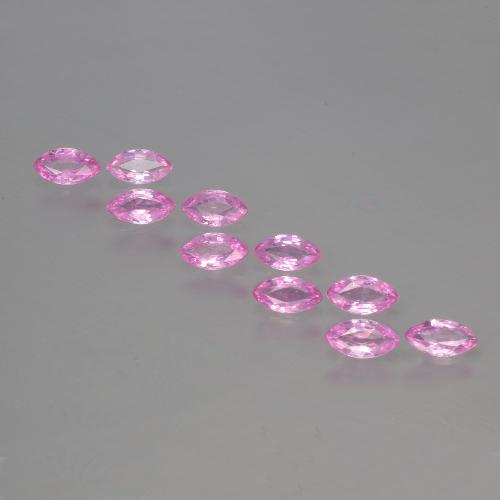Светло-розовый Сапфир Камень - 0.2ct Фасетная Маркиза (ID: 400483)
