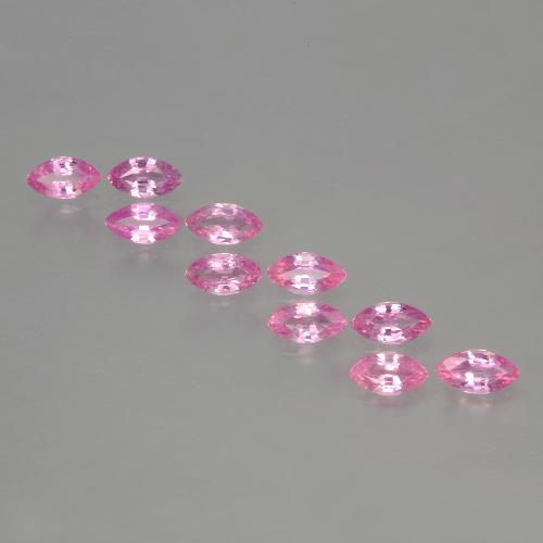 Intense Pink Saphir Edelstein - 0.2ct Marquiseschliff (ID: 400489)