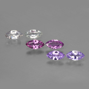 0.4ct Marquise Facet Multicolor Sapphire Gem for sale 0.4ct Marquise Facet Multicolor Sapphire Gem (ID: 400607)