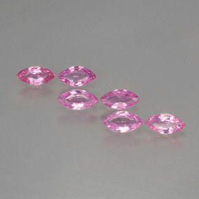 Pink Sapphire Gem - 0.3ct Marquise Facet (ID: 400618)