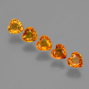 0.4ct Heart Facet Yellow Golden Sapphire Gem for sale 0.4ct Heart Facet Yellow Golden Sapphire Gem (ID: 406332)