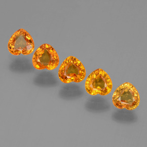 0.4ct Heart Facet Yellow Golden Sapphire for sale thumb image of 0.4ct Heart Facet Yellow Golden Sapphire (ID: 406339)