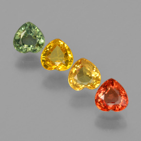 0.6ct Heart Facet Multicolor Sapphire for sale thumb image of 0.6ct Heart Facet Multicolor Sapphire (ID: 406428)