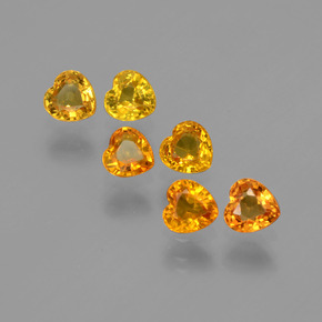 0.3ct Heart Facet Yellow Golden Sapphire Gem for sale 0.3ct Heart Facet Yellow Golden Sapphire Gem (ID: 406554)