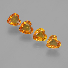 0.4ct Heart Facet Yellow Golden Sapphire Gem for sale 0.4ct Heart Facet Yellow Golden Sapphire Gem (ID: 406561)
