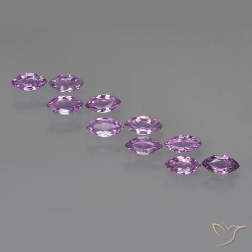 Medium Purple Сапфир Камень - 0.2ct Фасетная Маркиза (ID: 410505)