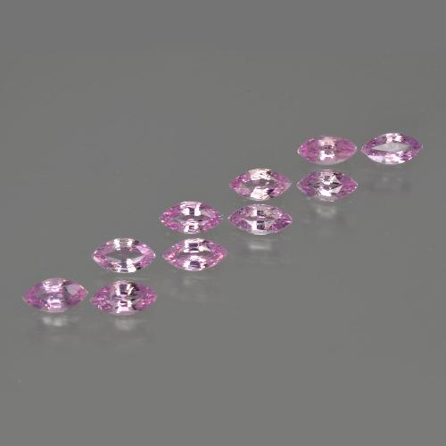 Bright Pinkish Purple Saphir Edelstein - 0.2ct Marquiseschliff (ID: 410526)