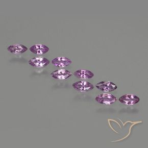 1.78 ctw Purple Sapphire Stones, Natural Sapphire in Marquise Facet Shape for Sale