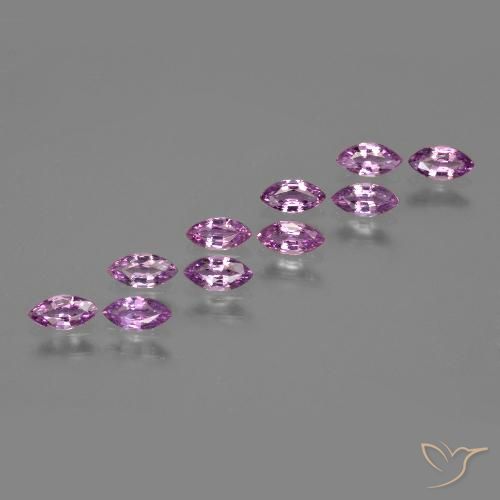Medium Purple Сапфир Камень - 0.2ct Фасетная Маркиза (ID: 410668)