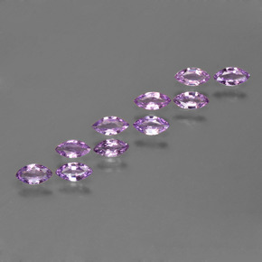 Púrpura medio Zafiro Gema - 0.1ct Forma marquesa (ID: 410676)