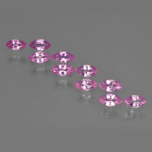 Pinkish Purple Sapphire Gem - 0.2ct Marquise Facet (ID: 410793)