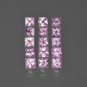 0.1ct Princess-Cut Pink Sapphire for sale thumb image of 0.1ct Princess-Cut Pink Sapphire (ID: 410955)