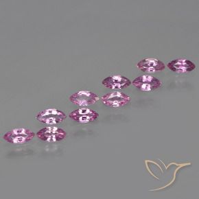 1.87 ctw Purple Sapphire Stones, Natural Sapphire in Marquise Facet Shape for Sale