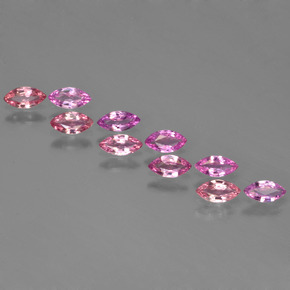 Medium Purple Сапфир Камень - 0.2ct Фасетная Маркиза (ID: 411043)