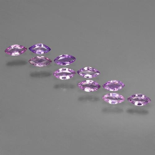 Medium Purple Saphir Edelstein - 0.1ct Marquiseschliff (ID: 411045)
