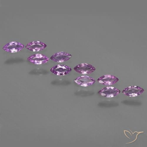 Medium Purple Sapphire Gem - 0.2ct Marquise Facet (ID: 411050)