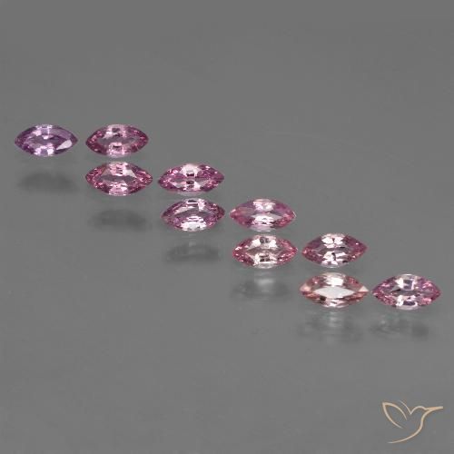 Púrpura medio Zafiro Gema - 0.2ct Forma marquesa (ID: 411053)