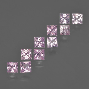 0.2ct Princess-Cut Pink Sapphire Gem for sale 0.2ct Princess-Cut Pink Sapphire Gem (ID: 411828)