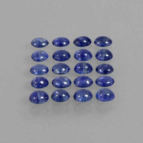 Cornflower Blue Sapphire Gem - 0.2ct Oval Cabochon (ID: 412401)