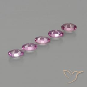 Sapphire Gemstones in 5.1 x 3.2 mm Size for Sale, Sapphire Stones in Purple Pink Color