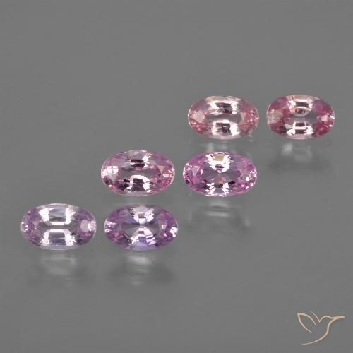 1.92 ctw Purple Sapphire Gemstones, Sapphire Gems in Oval Facet Shape for Sale.