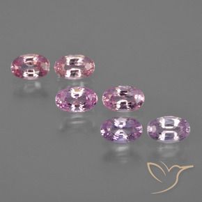 1.92 ctw Purple Sapphire Stones, Natural Sapphire in Oval Facet Shape for Sale