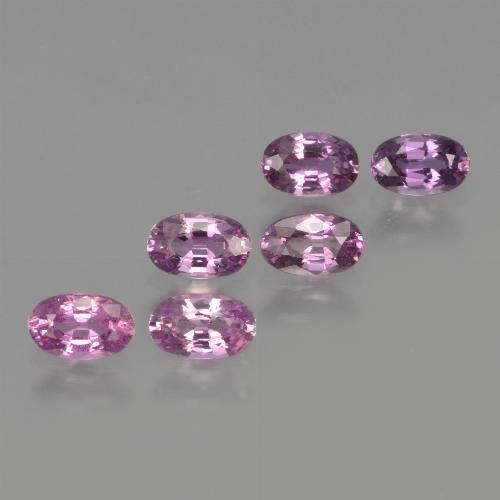 Pinkish Violet Purple Сапфир Камень - 0.3ct Фасетный Овал (ID: 415933)